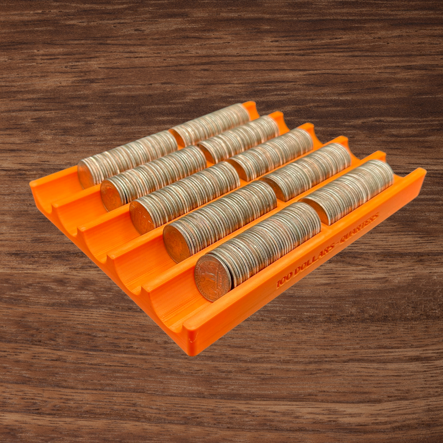 $100 Dollar Quarter Rolling Tray