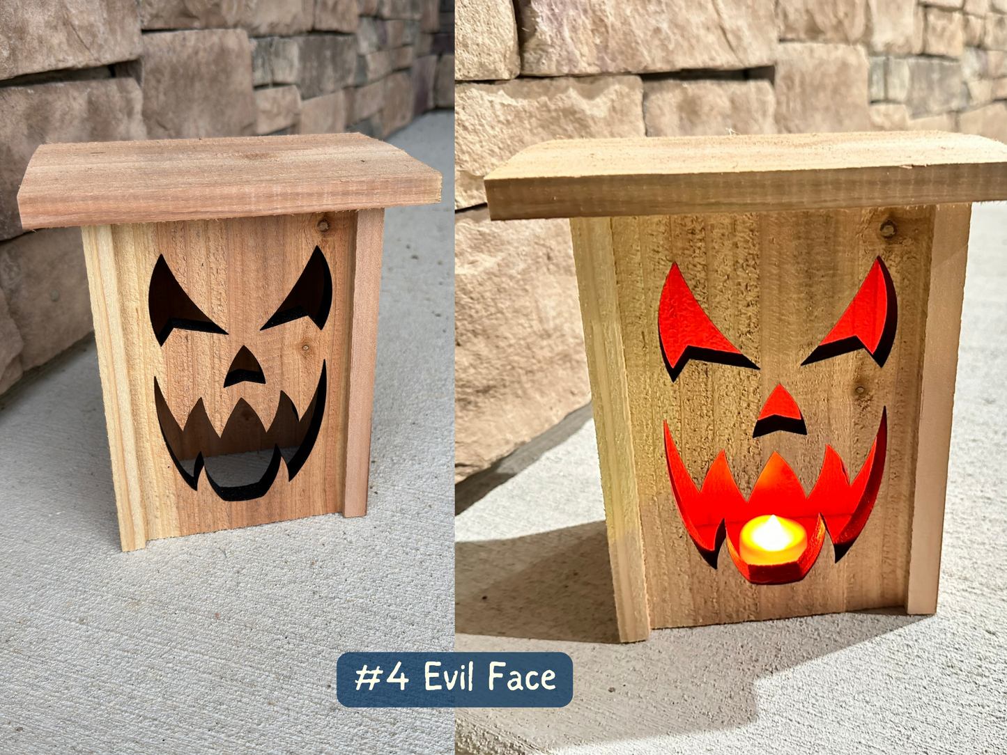 Jack-O-Lanterns With Interchangeable Faces