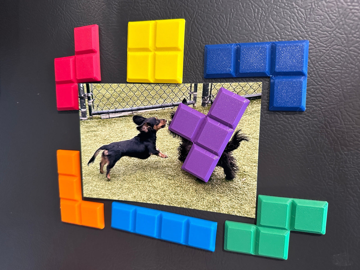 Tetris Refrigerator Magnets - 7 Pieces