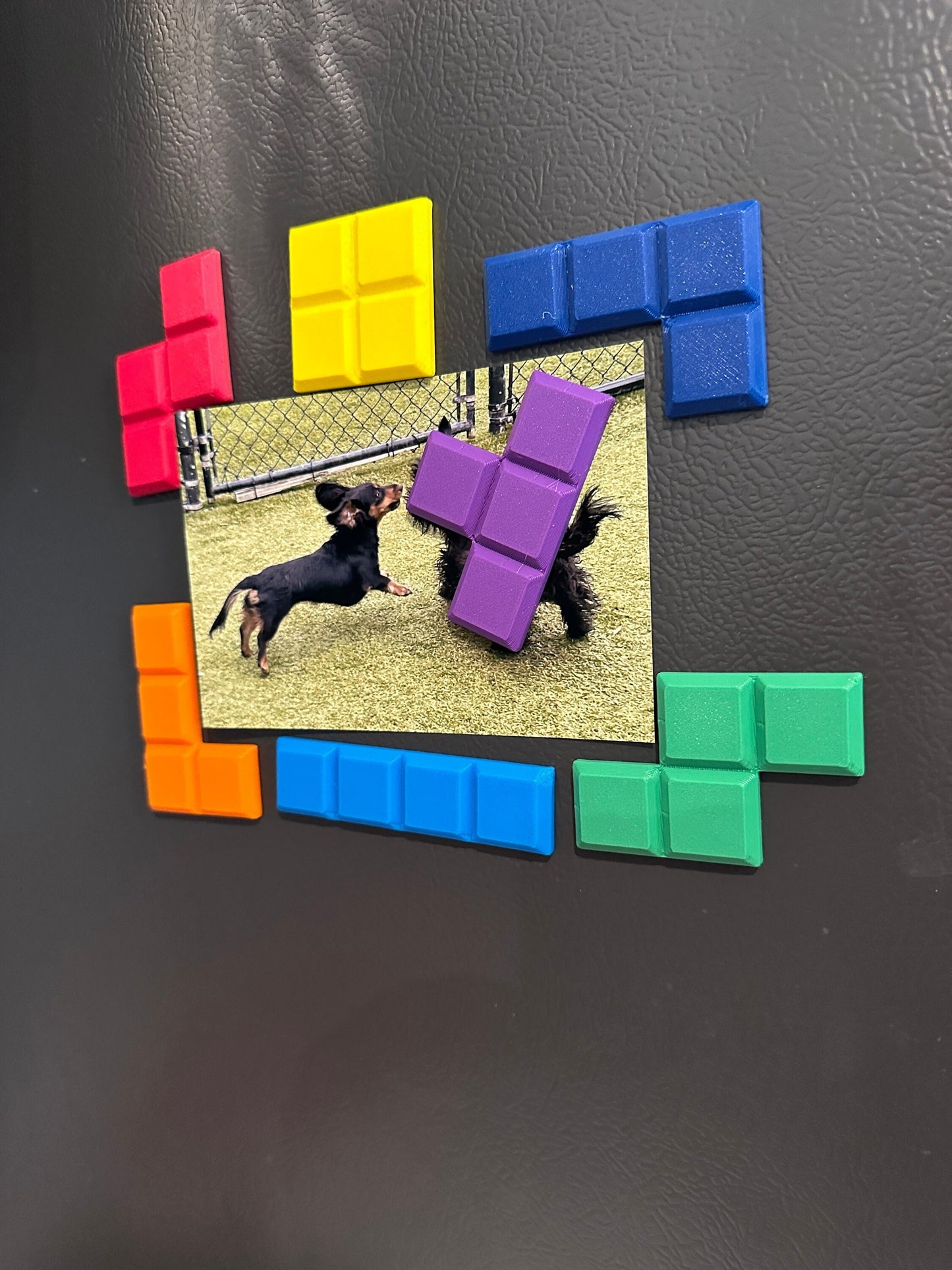 Tetris Refrigerator Magnets - 7 Pieces