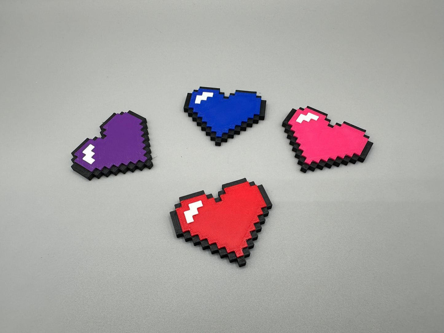 Retro Pixel Heart Magnet