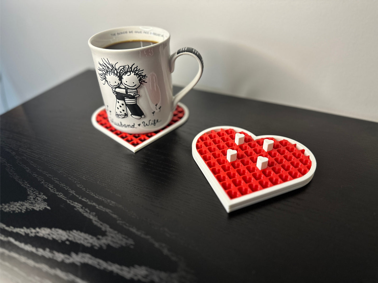 Heart Shaped Coaster Set