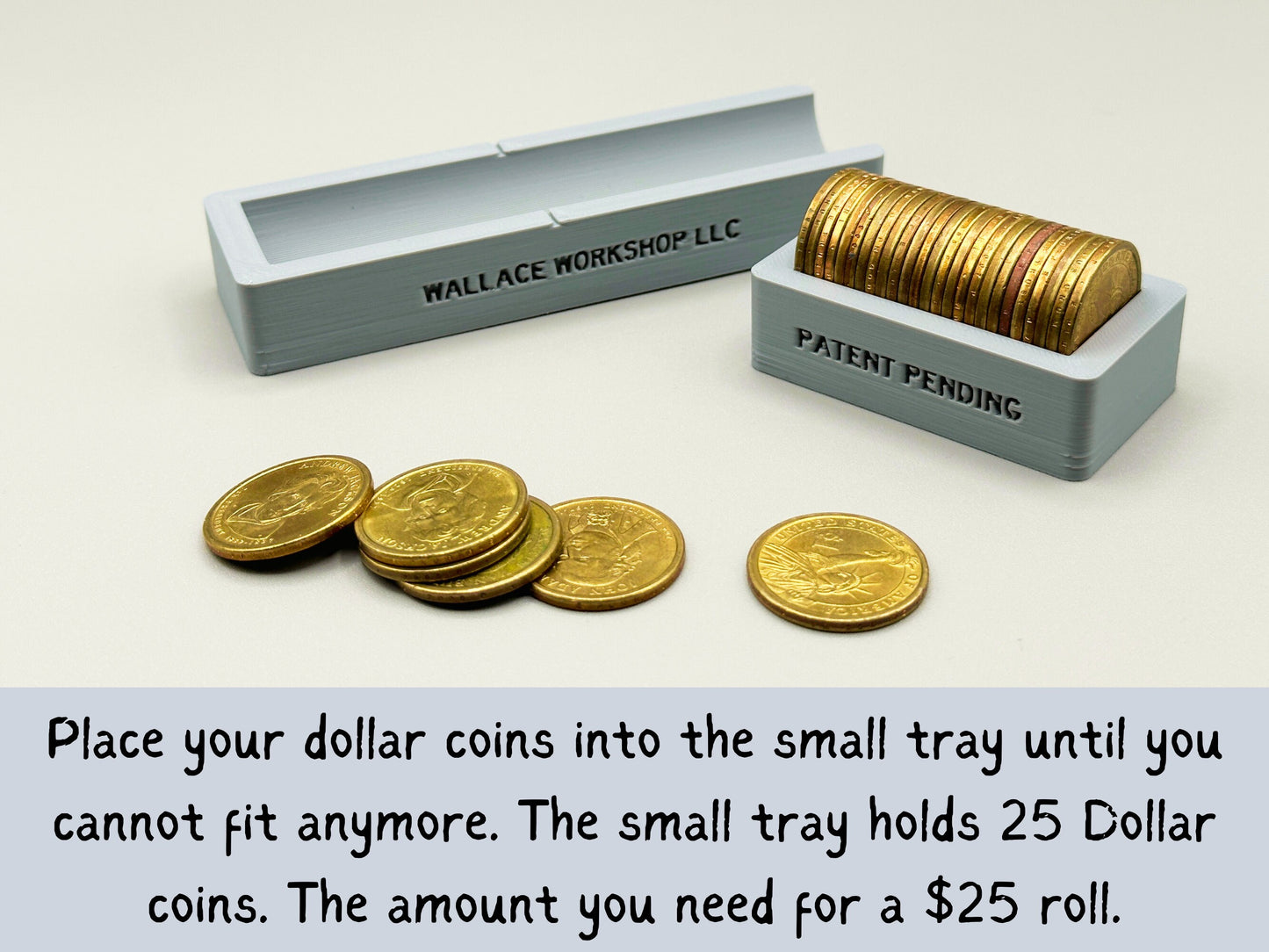 Dollar Coin Rolling/Hunting Tray - Kit