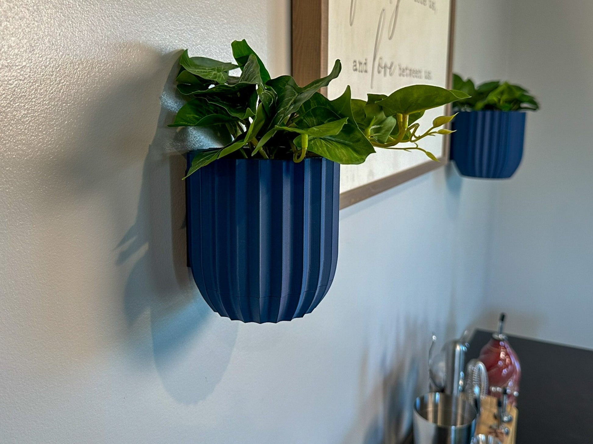 Wall Mounted Indoor Planter with Hidden Drip Tray – Wallace Workshop LLC