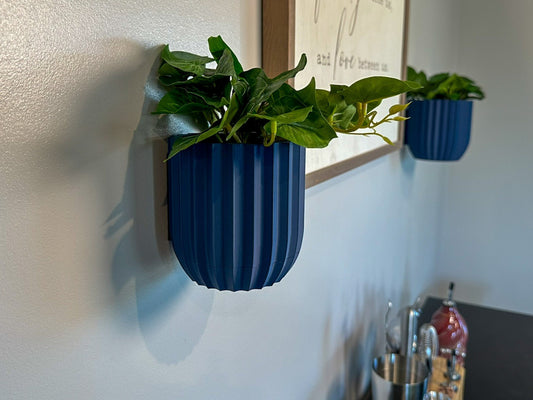 Wall Mounted Indoor Planter with Hidden Drip Tray